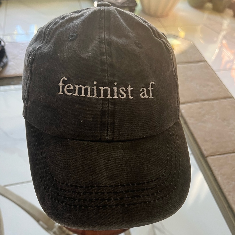 ‘Feminist af’ baseball cap